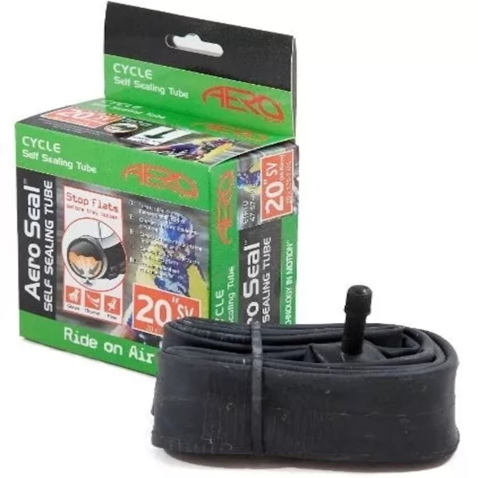 image 1 of Aero Sport Self Sealing 20" 1.75-2.125 Butyl Bike Inner Tube Schrader Valve
