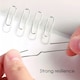 image 4 of Pack of 100 Round End Paper Clips 33mm
