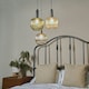 image 3 of ValueLights Stratton 3 Way Polished Chrome Ceiling Light Pendant
