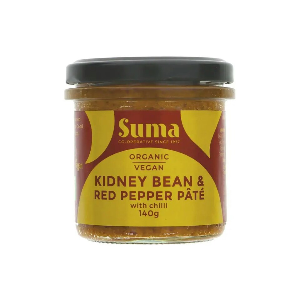 Organic Kidney Bean and Red Pepper Pate 140g (Suma)