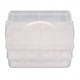 image 5 of 2 Tier Cupcake Cake Holder Portable Storage Carrier | Clear