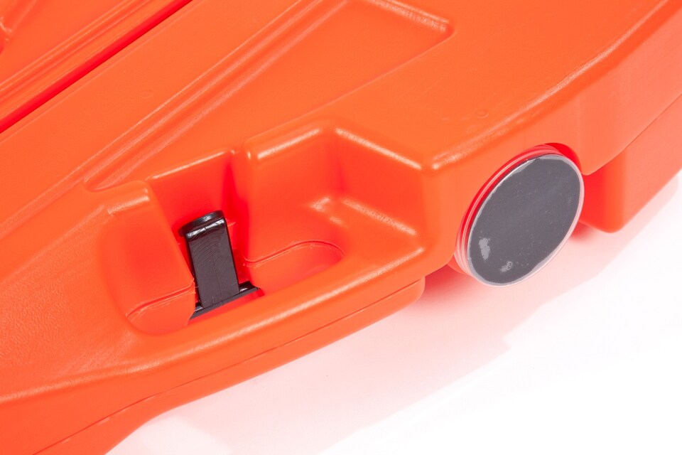 image 1 of The Ramp People Water Filled Expandable Barrier - Plastic - Red 2.3m Safety Barrier
