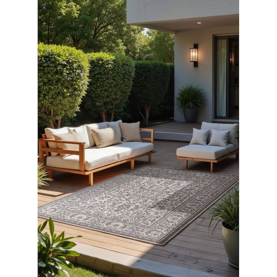 image 1 of The Rugs Kona Reversible Rug – Indoor Outdoor Flat Woven Polypropylene Low Pile