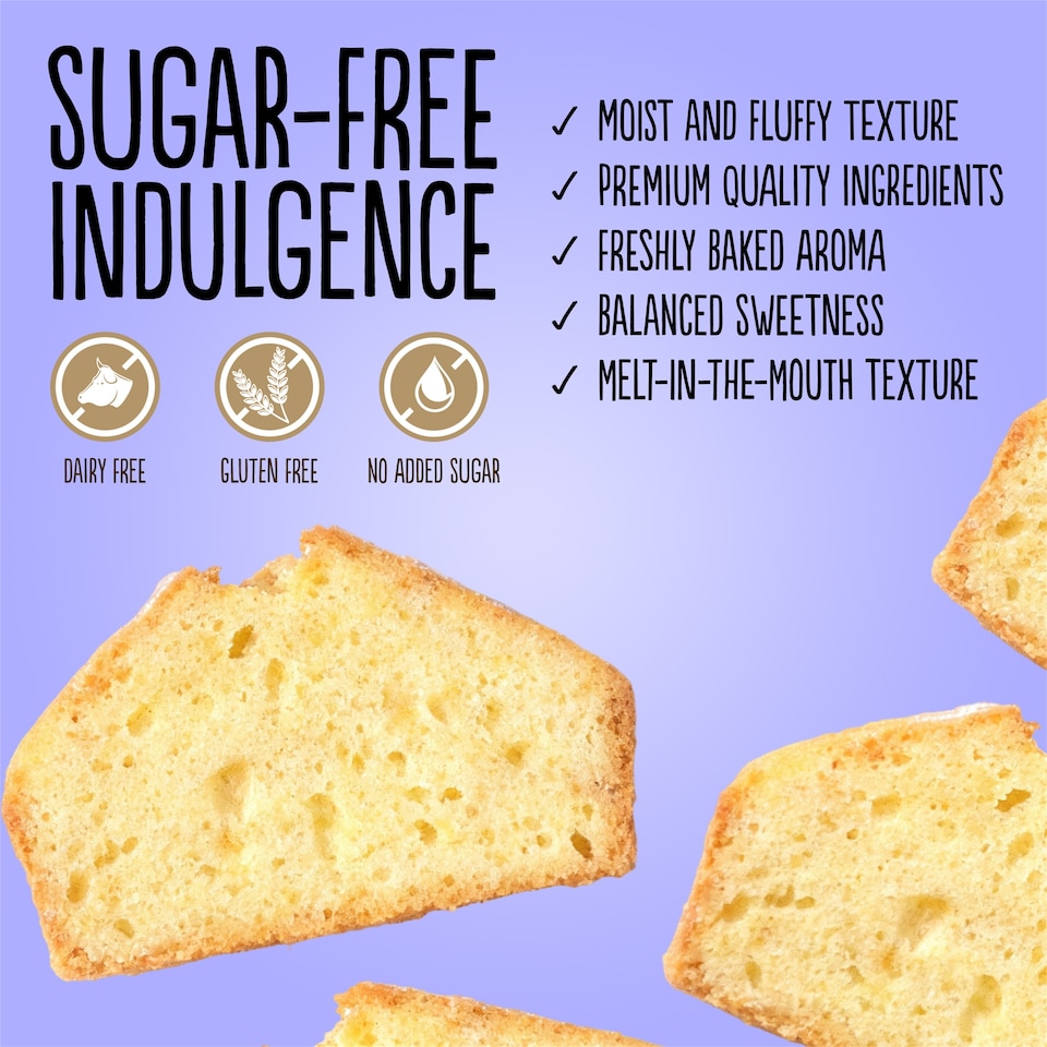 image 1 of Diablo Sugar Free Orange Cake 200g 3 Pack