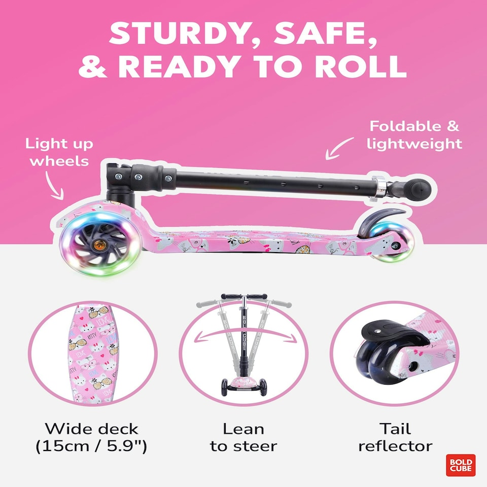 image 1 of Kitty Love - Big 3 Wheel Scooter
