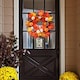 image 5 of Living and Home Autumnal Halloween Door Decorative Wreath Maple Pumpkin