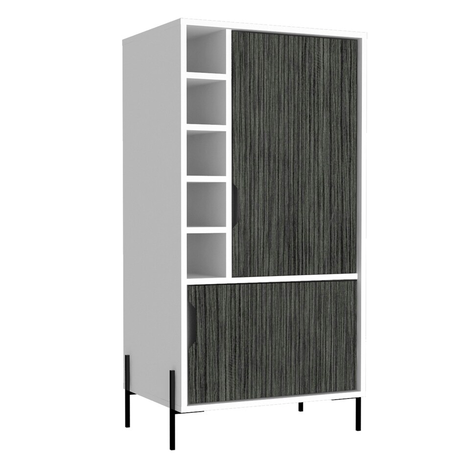 image 1 of Core Products Dallas, Drinks & Storage Bar H107cm x W56.2cm x D41cm White