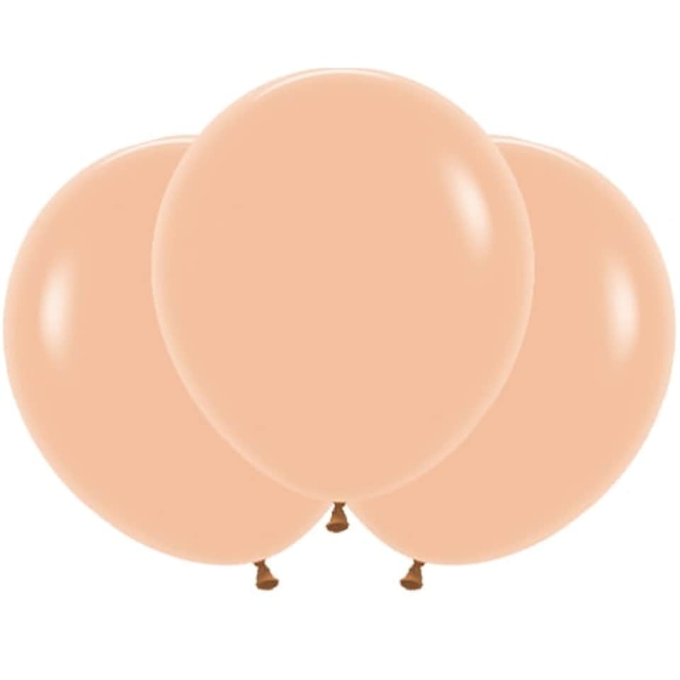 Peach Blush Biodegradable Latex Balloons 45cm / 18 in - Pack of 25