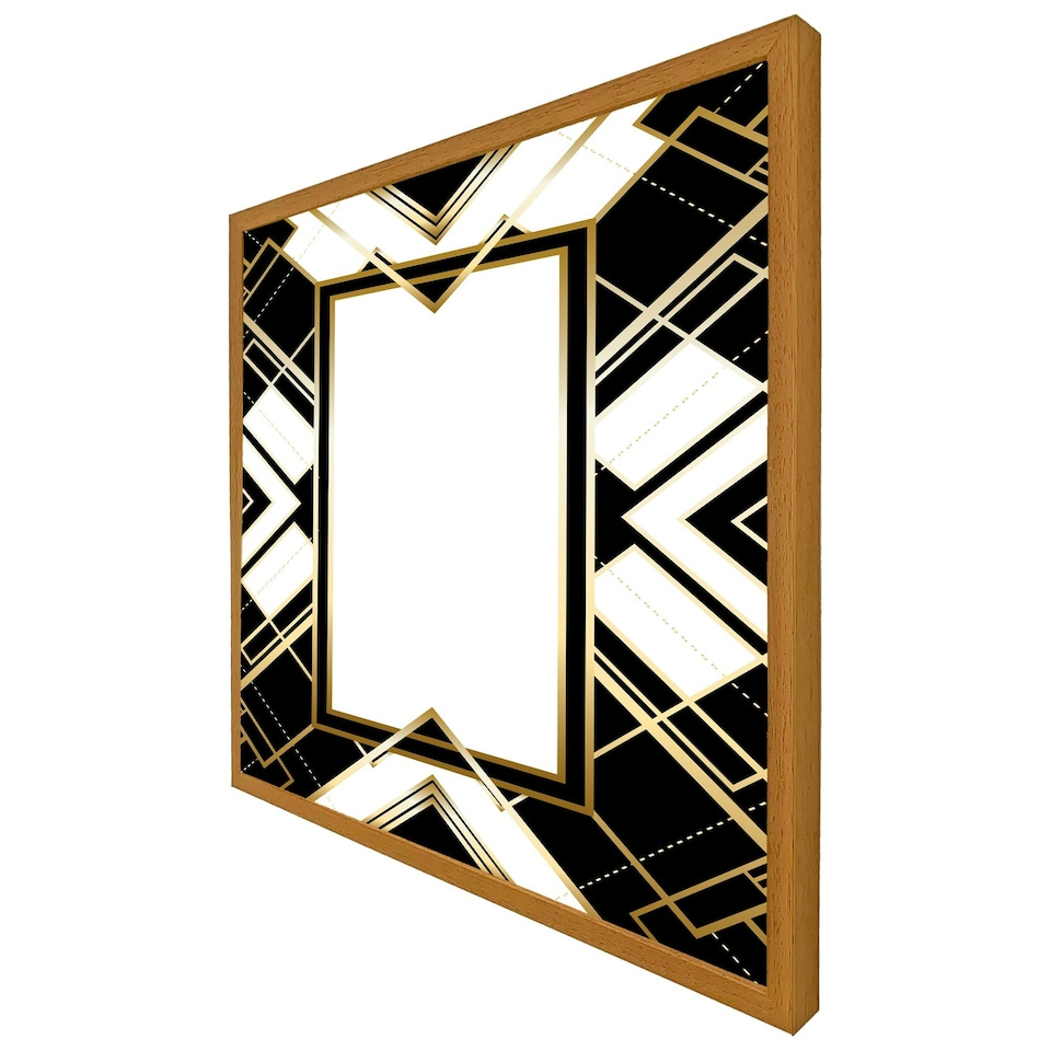 image 1 of Art deco frame (Picture Frame) Grey | XL