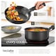 image 3 of Kitchen starter set for 6 people with crockery, pots and more | Grey | grey/black | 1