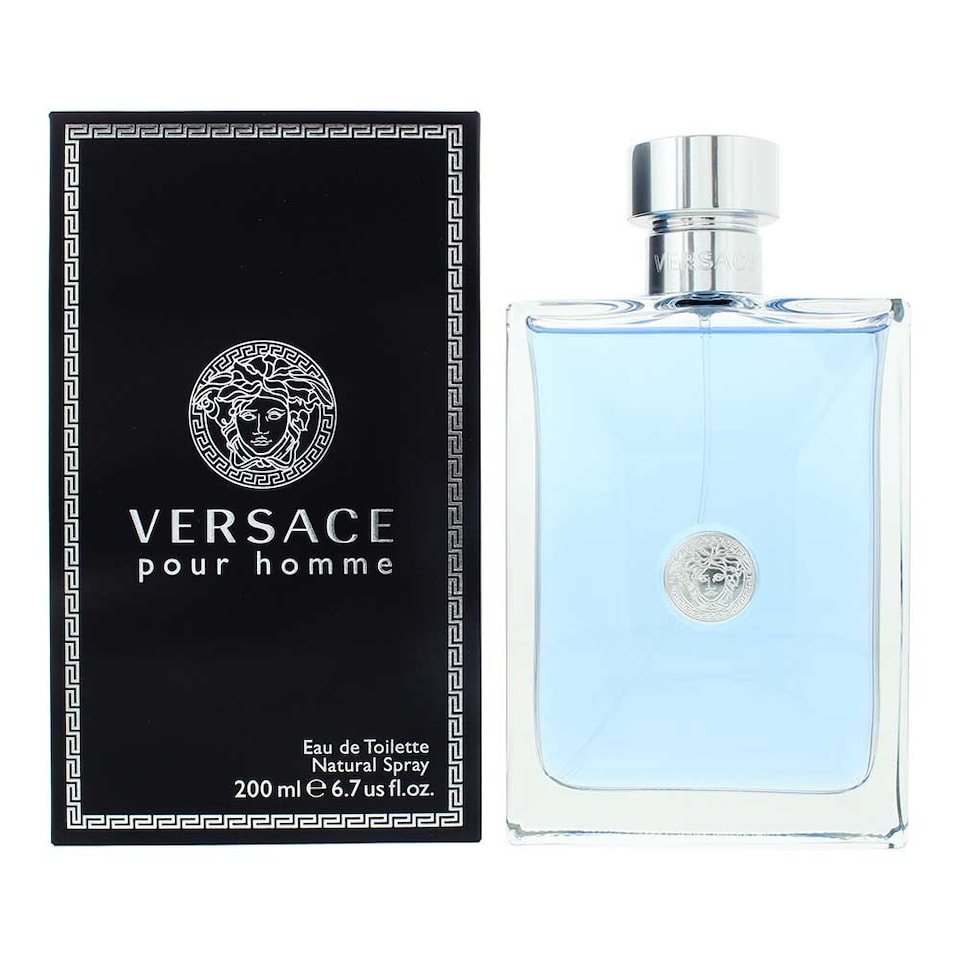 image 1 of Versace Pour Homme Eau De Toilette 200ml | Black | Multi | 200 ml