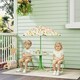 image 7 of AIYAPLAY Kids Garden Table and Chair Set, Outdoor Patio Set w/ Parasol Pink