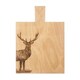 image 1 of The Just Slate Company Monarch Stag Medium Oak Serving Paddle
