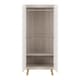 image 3 of Dixie 2 Door Wardrobe - L47 x W78 x H182.5 cm - Dusty Grey/White White