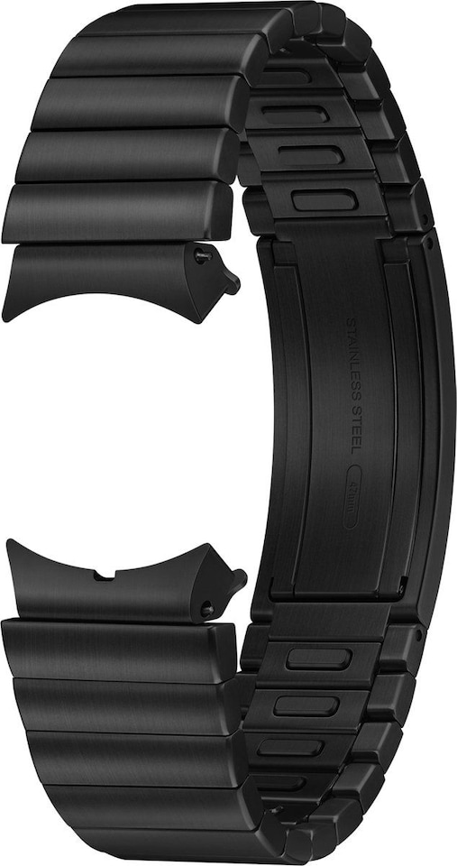 image 1 of Samsung Galaxy Watch 6 Stainless Steel Link Bracelet 47mm Black - GP-TYR960HCABW
