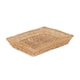 image 1 of Rectangular Flat Split Willow Wicker Tray | Brown | Brown | One Size