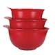 image 1 of KitchenAid Set of 3 Mixing Bowls Empire Red