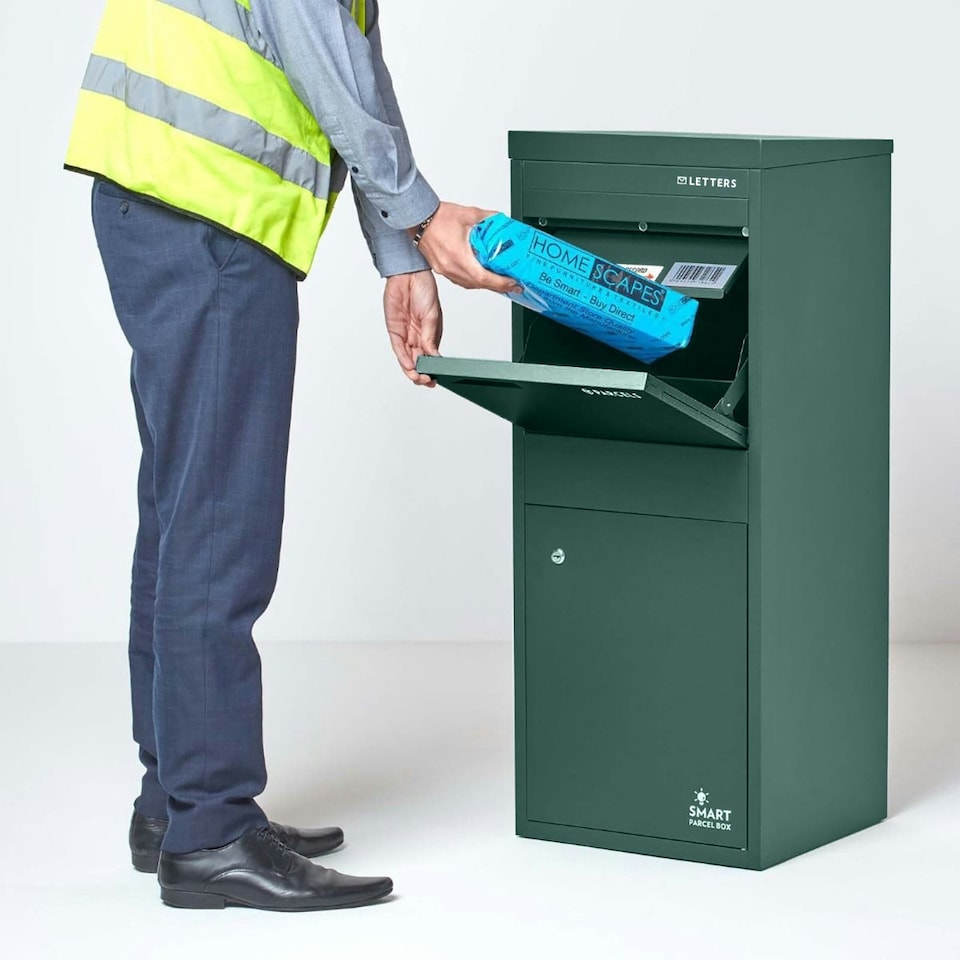 image 1 of SMART PARCEL BOX® Large Front & Rear Access Green Green