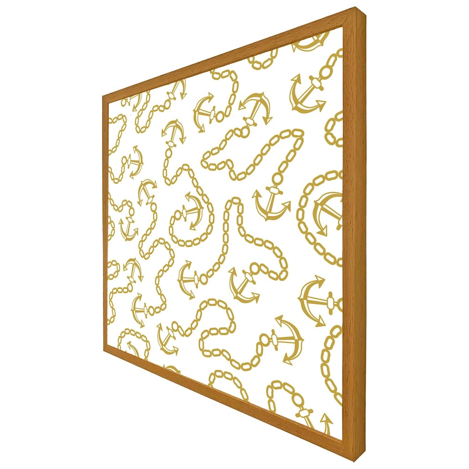 image 1 of Anchor & chains (Picture Frame) Black | XS