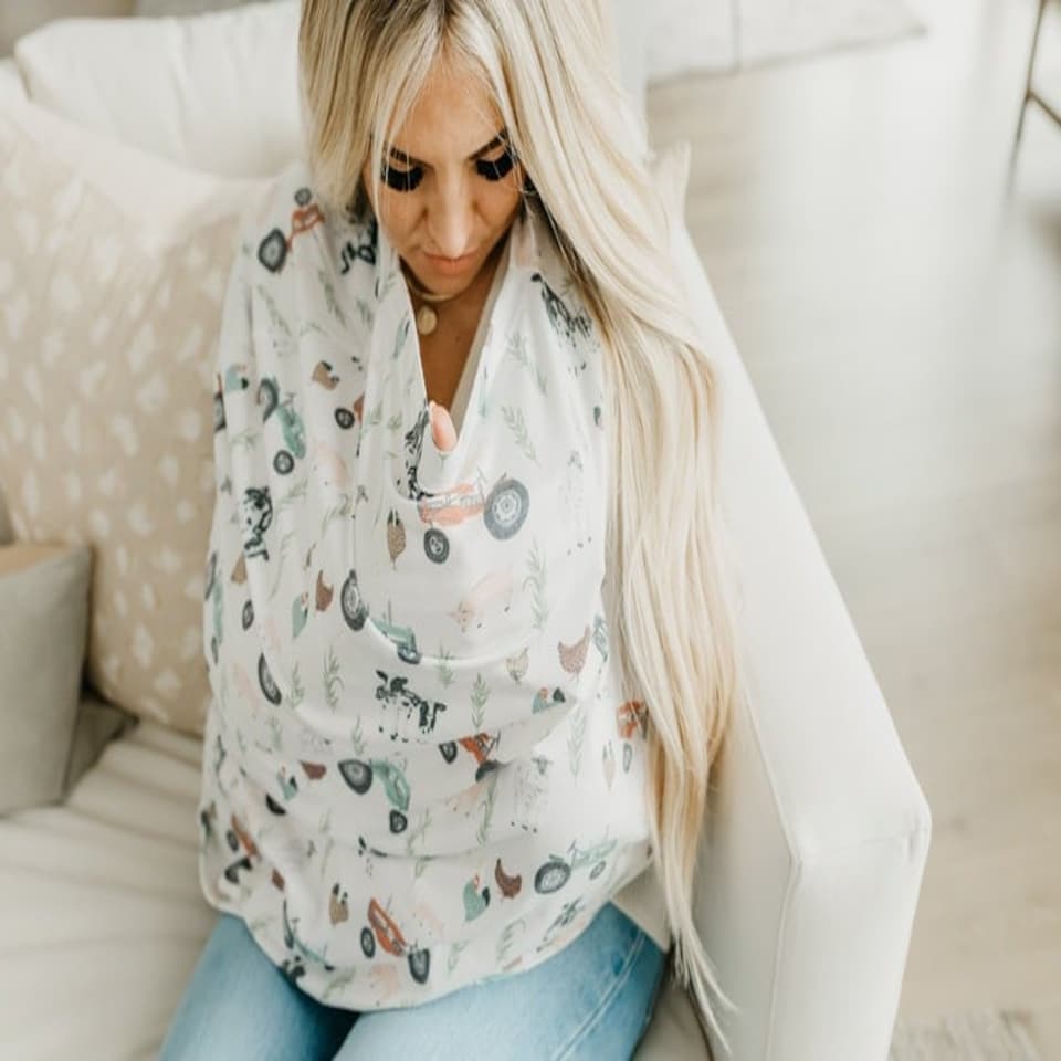 image 1 of Copper Pearl Nursing & Car Seat Cover Jo