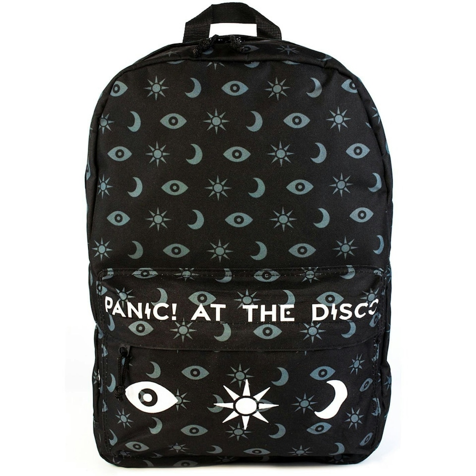 Rock Sax Panic! At The Disco Backpack - Black/Grey/White - One Size