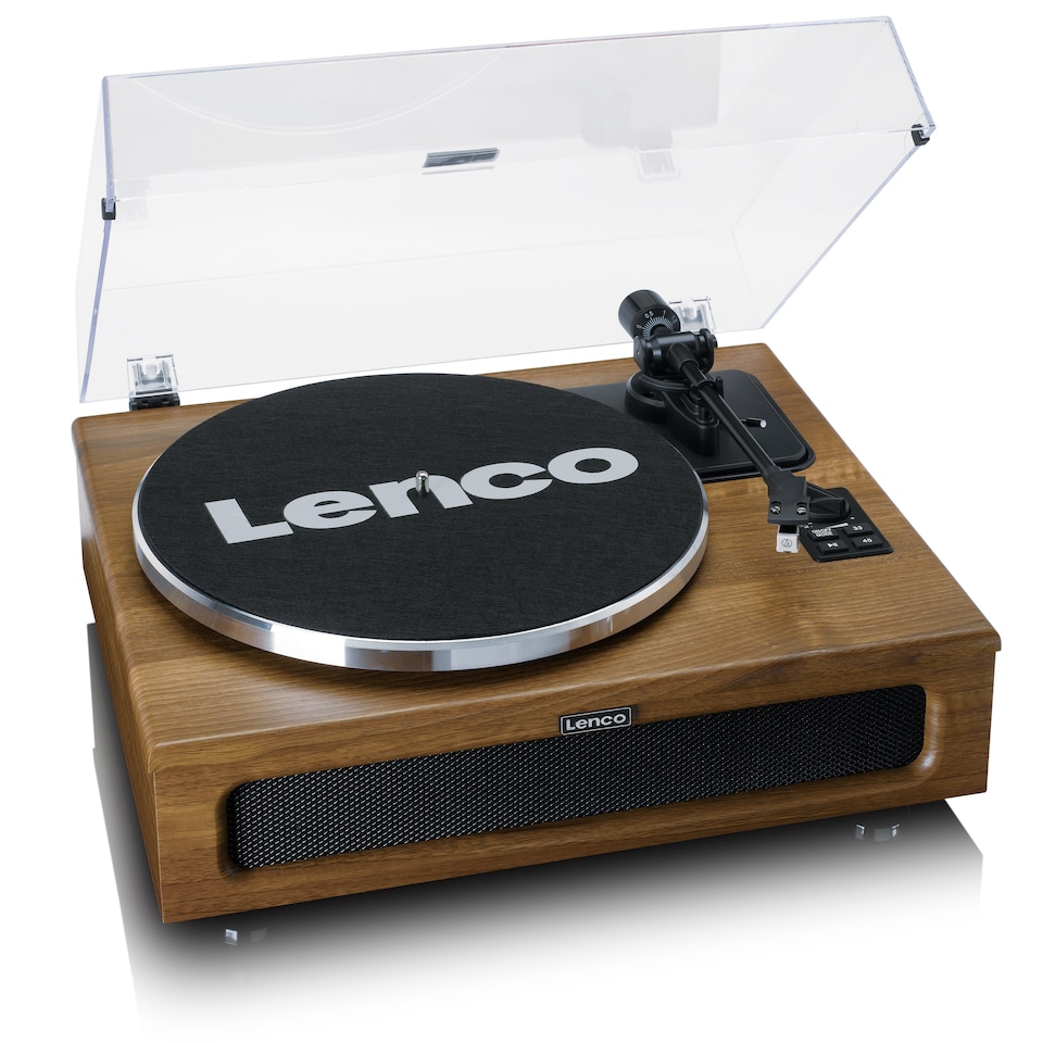 image 1 of LENCO LS-410WA - Turntable with 4 built-in speakers - Wood