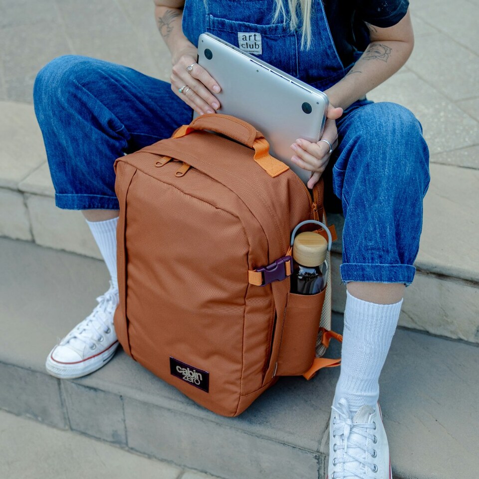 image 1 of Classic Tech Backpack 28L Cinnamon Brown