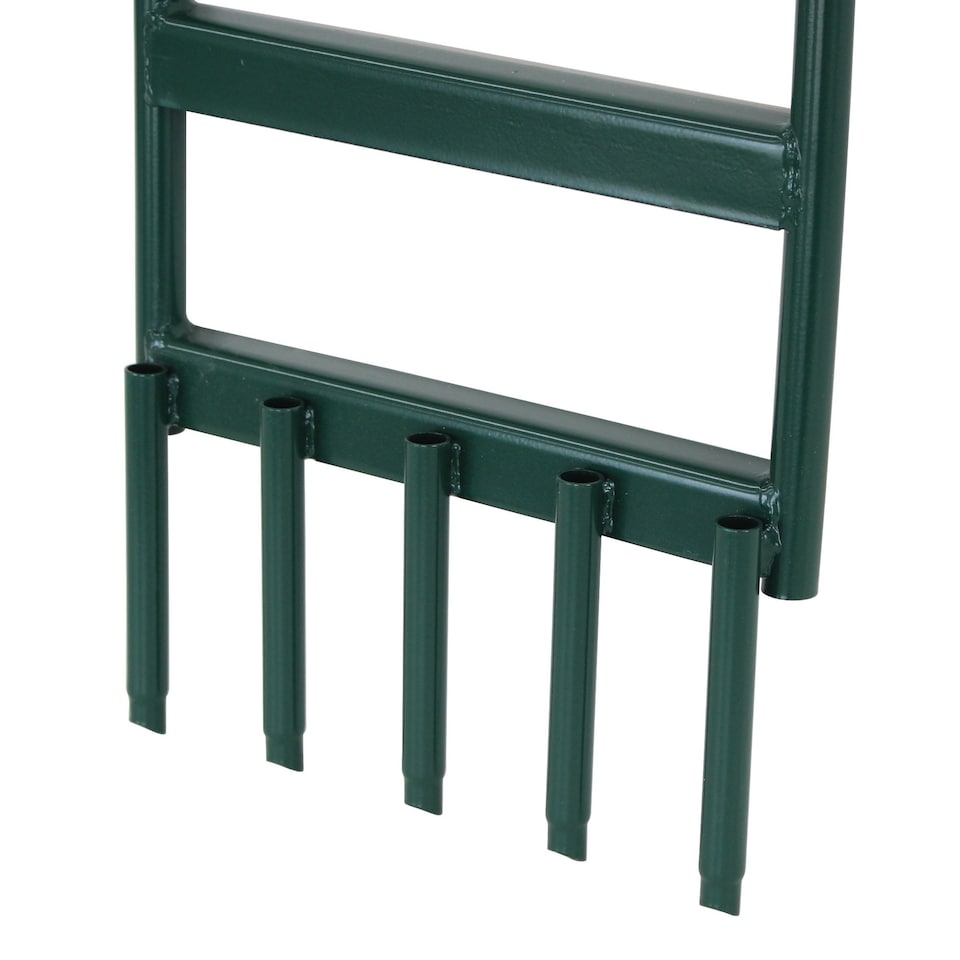 image 1 of Hollow Tine 5 Spike Hand Lawn Grass Soil Aerator Outdoor Garden