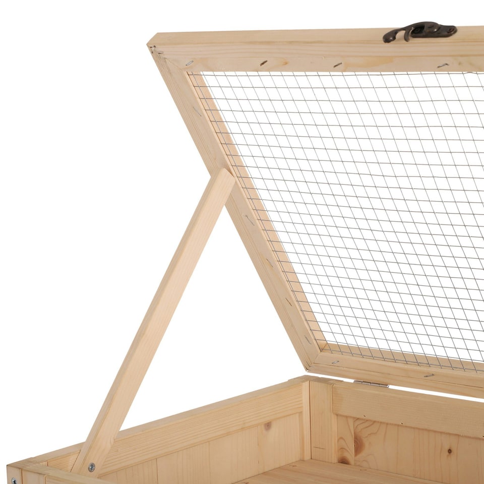 image 1 of PawHut Hamster Cage Wooden Mouse Rodent Small Pet Animals Tall 5-Tier Play