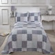 image 1 of Worcester Bedspread for Single Bed Blue Blue | Blue