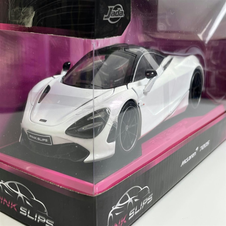 image 1 of McLaren 720S White 1:24 Scale Pink Slips Jada 253293014