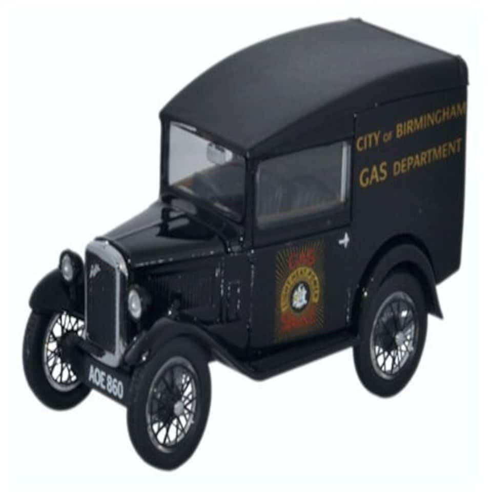 Oxford Diecast Austin Seven RN Van City of Birmingham Gas Dept.