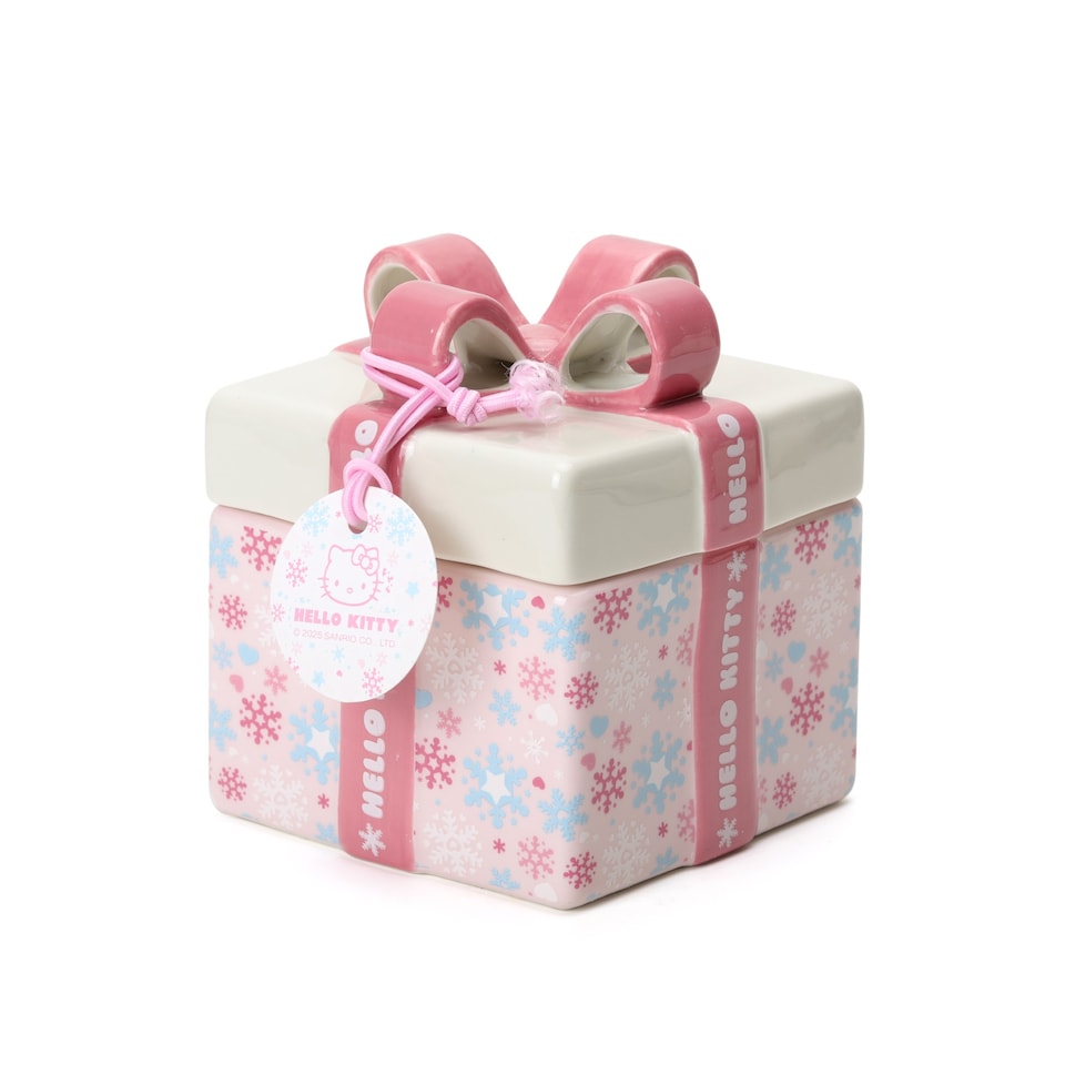 image 1 of Hello Kitty Present Shaped Candle - Berry Trifle