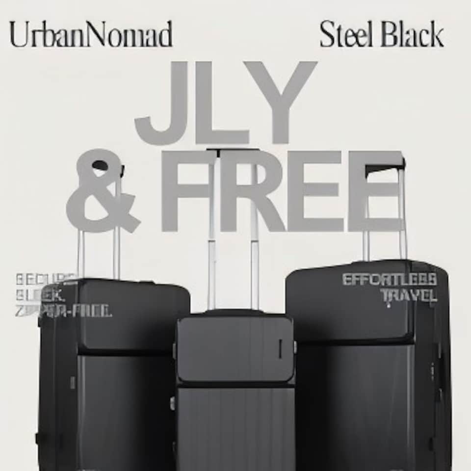 image 1 of Medium Suitcase 24’ Inch Hard Shell Checked Luggage - Lightweight, Durable with Built-in Cupholder, TSA Lock, Dual Spinner Wheels
