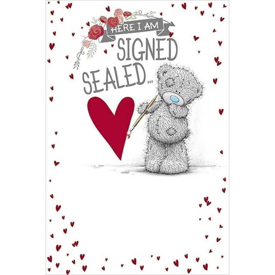 Me to You Signed & Sealed Valentine's Day Card - Tatty Teddy Bear ...