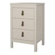 image 4 of Barcelona Bedside Table 3 Drawers in Cashmere N/A