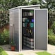 image 4 of Living and Home Plastic Garden Storage Shed - Single Side Door & Front Window