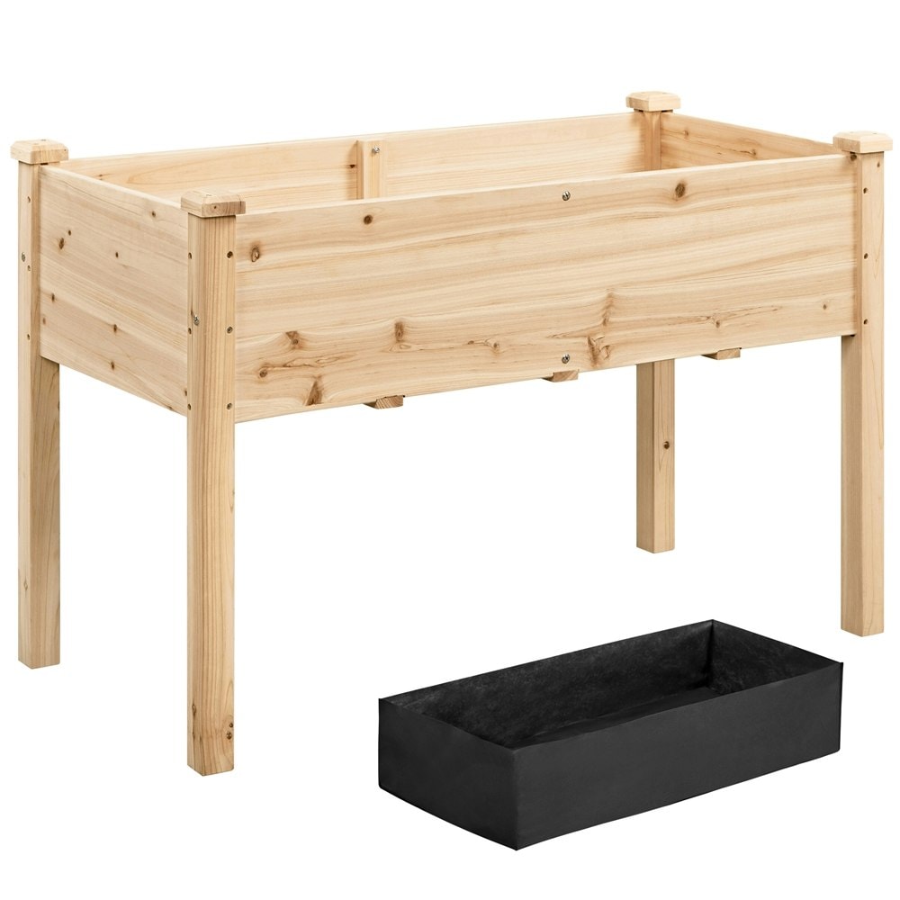 Yaheetech Rectangle Raised Planters Elevated Planter