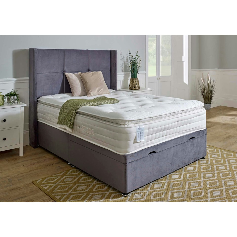 Pillow Top 3000 Pocket Medium Mattress 28cm King White | King
