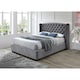 image 2 of Dark Grey Fabric Ottoman Bed Frame - Double 4ft 6" (167cm)