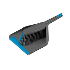 Groundsman Deluxe Dustpan And Brush - Grey/Blue - One Size