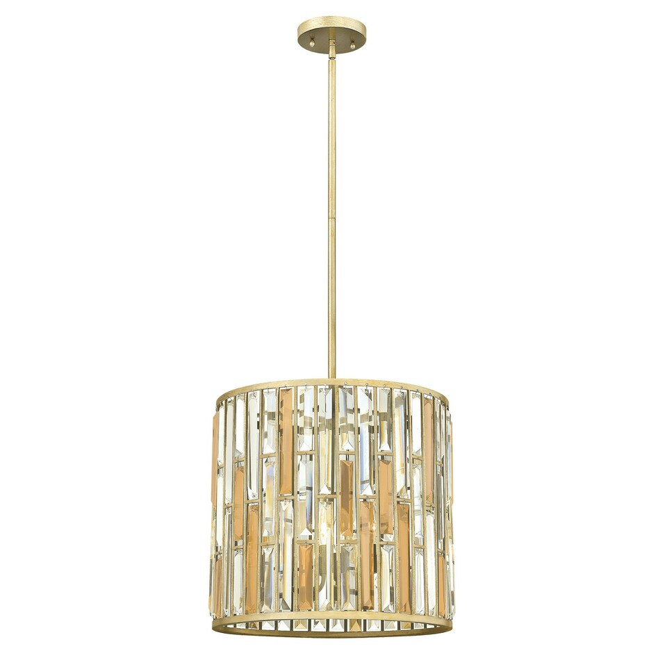 Gemma 3 Light Ceiling Pendant Silver Leaf, E14