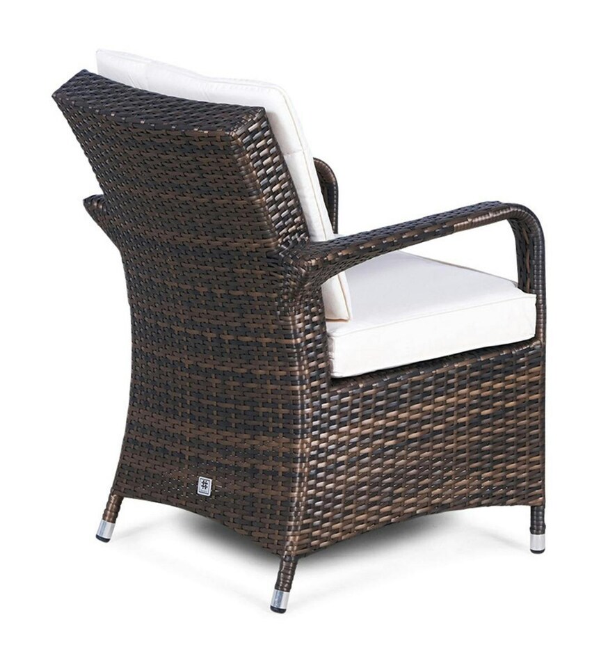 image 1 of Arizona Outdoor Rattan Garden Dining Chair | Brown | Brown