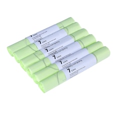 The Caddy Company 7 Litre Compostable Food Waste Bin Bags - 6 Rolls