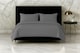 image 2 of Microfibre Soft Touch Duvet Cover And Pillowcase/s Set Bed Linen Grey | Grey | Super King