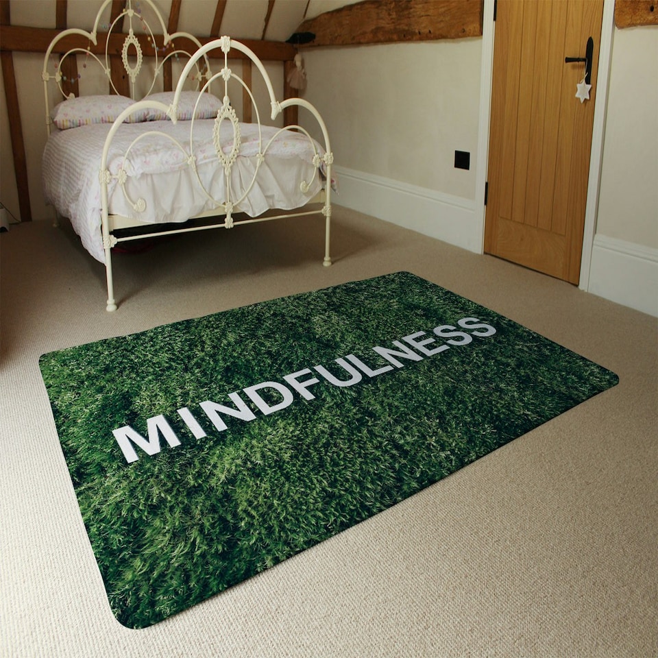 image 1 of Wellness Mindfulness (Rug) Green | M