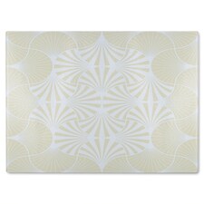Golden Star Ornament Glass Chopping Board | Multi