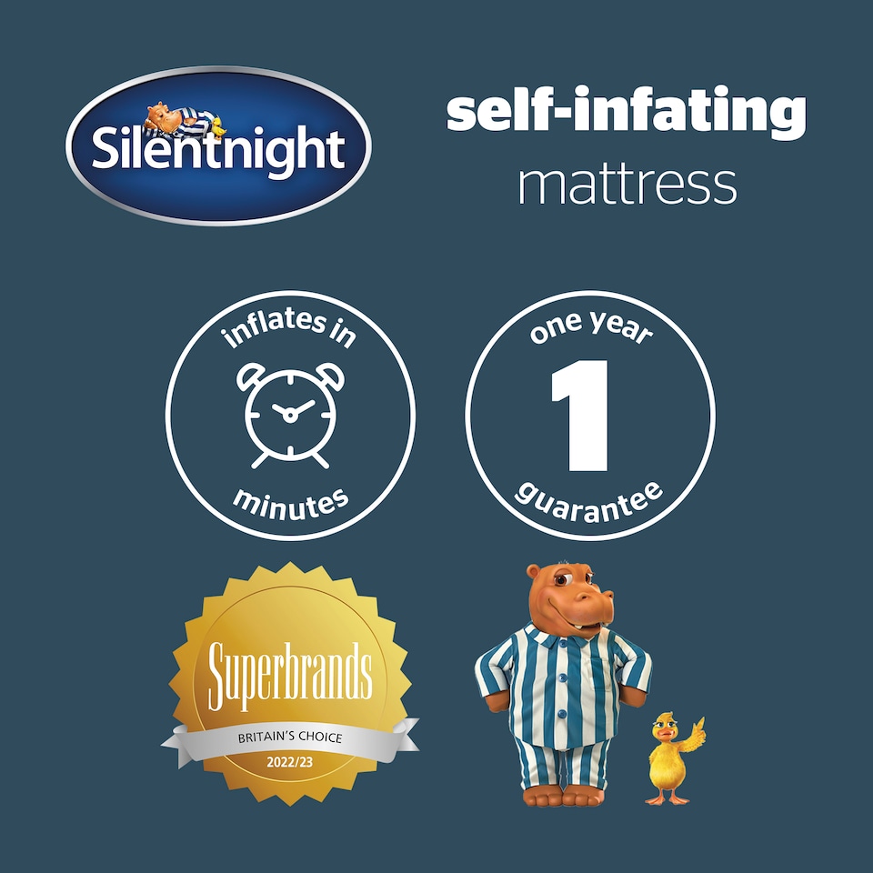 image 1 of Silentnight Camping Collection Self-Inflating Mattress - Single