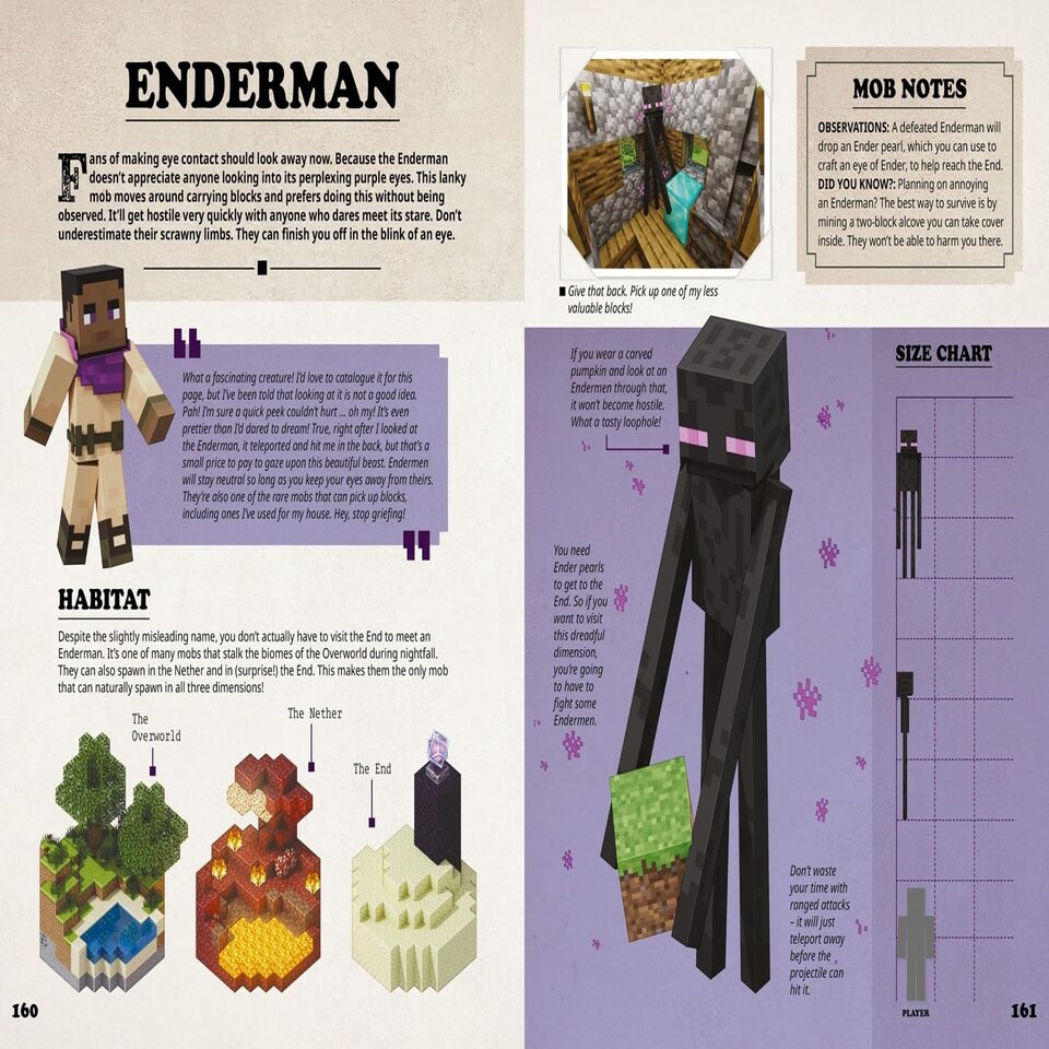 image 1 of Minecraft: Mobspotter’s Encyclopedia Hardback By Mojang AB