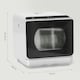 image 7 of HOMCOM Worktop Dishwasher w/ 4 Place Settings 6 Programs, Silver Tone